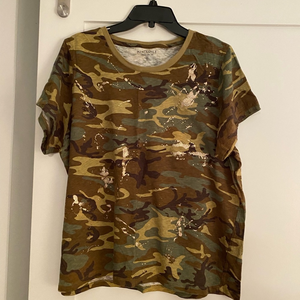 J Crew Mercantile camo T-shirt